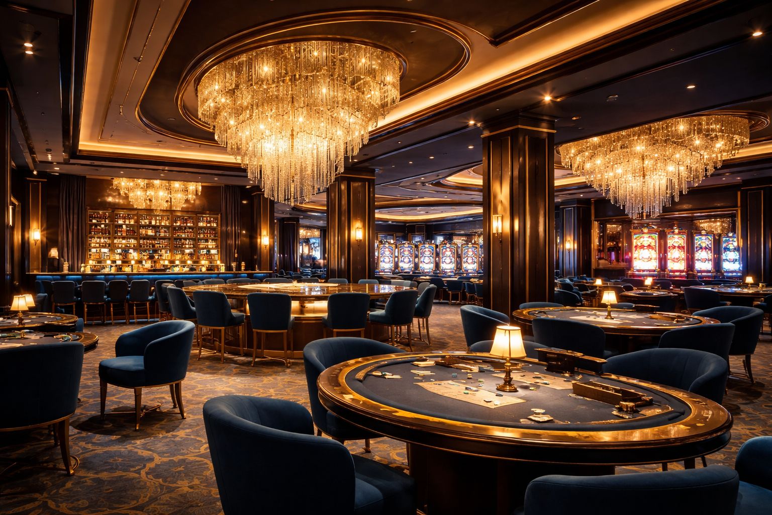 BJ 7 casino rooms bring live tables and slot sessions together